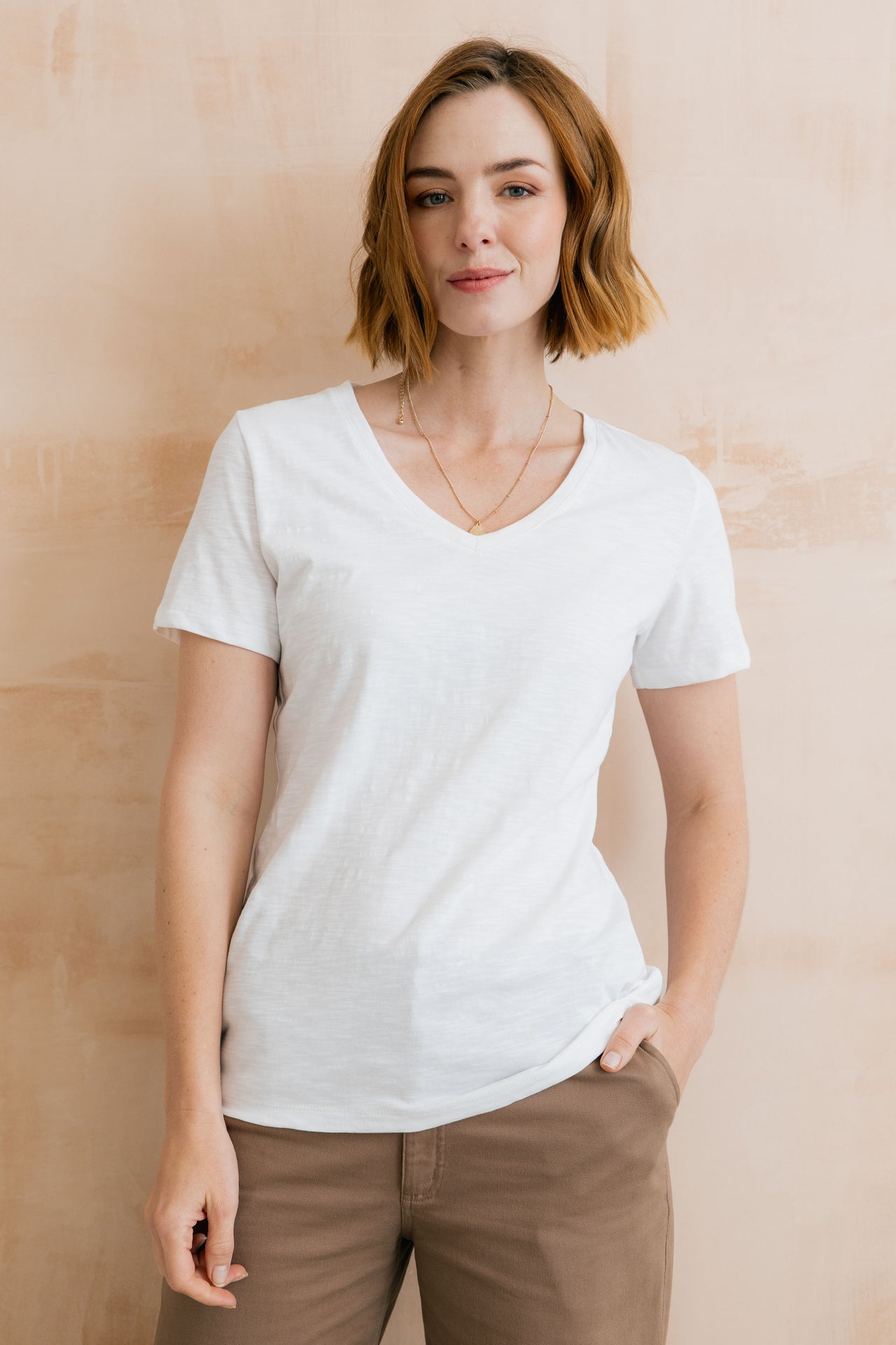 Lily & Me Victoria Organic Cotton Tee White