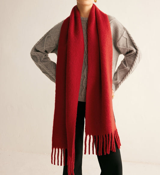 Hazel Chunky Scarf in Rust