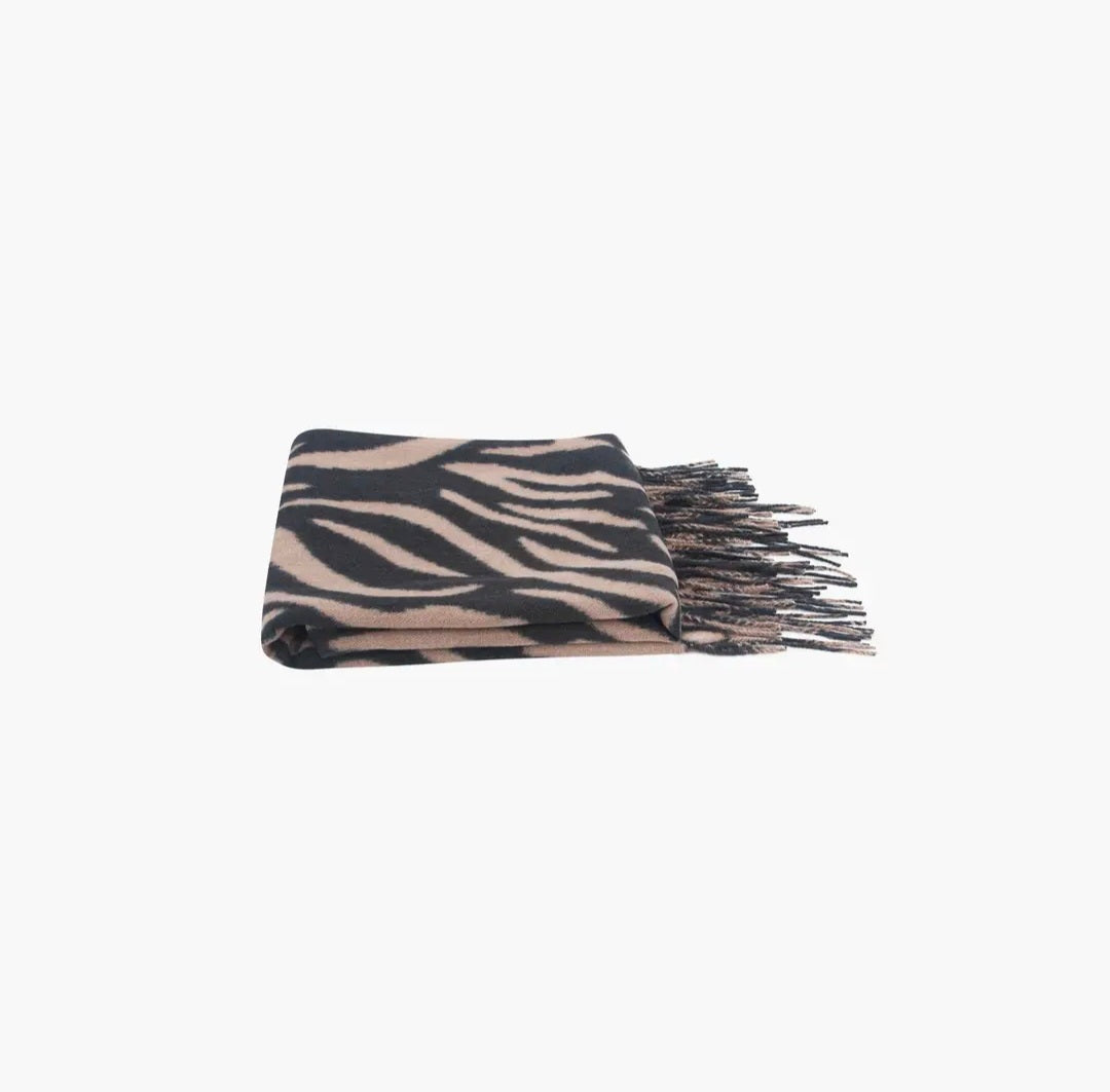 Super Soft Animal Print Tiger Scarf