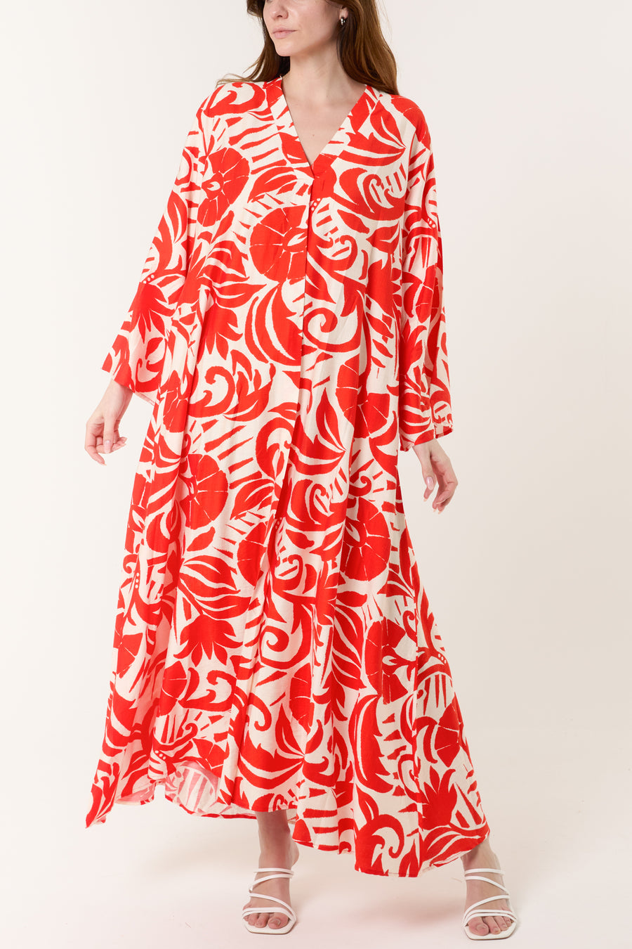 Lorali Floral Print Smock Dress