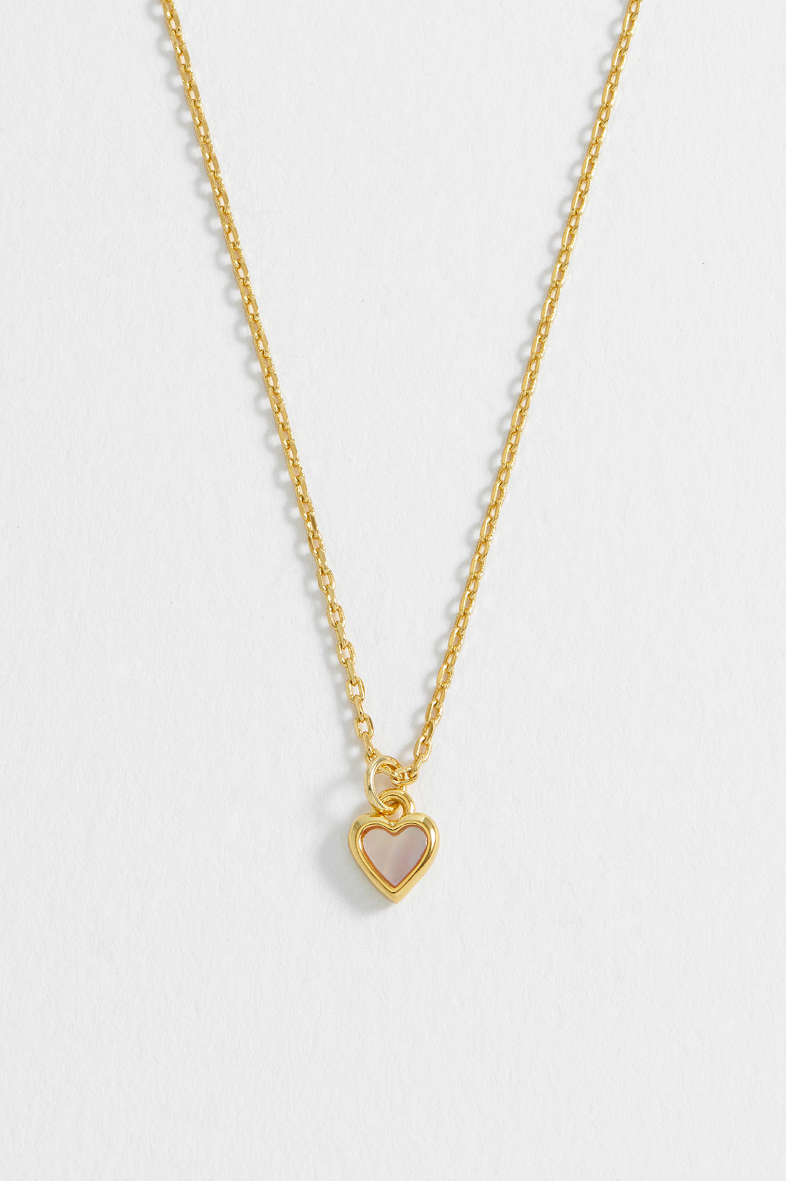 Estella Bartlett Pink Pearl Heart Necklace