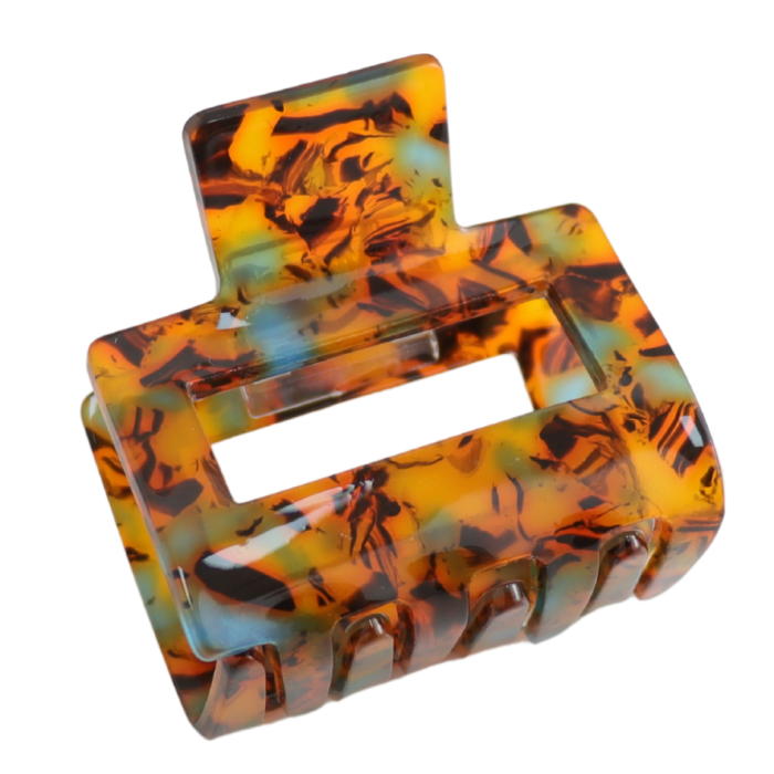 Tortie Square Claw Clip