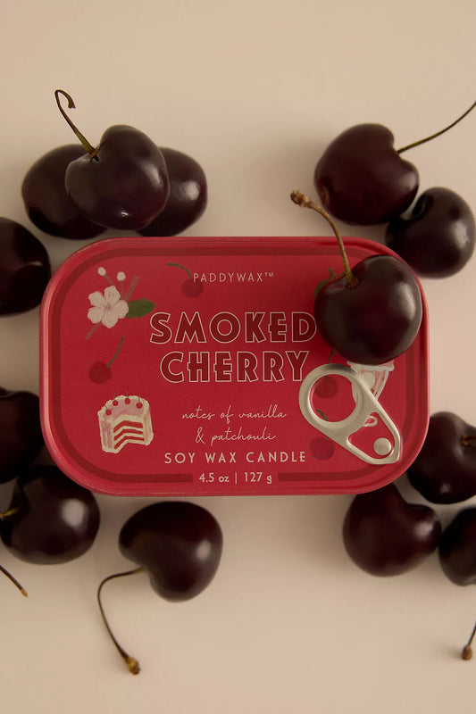 Paddywax Bistro Smoked Cherry Tin Soy Candle