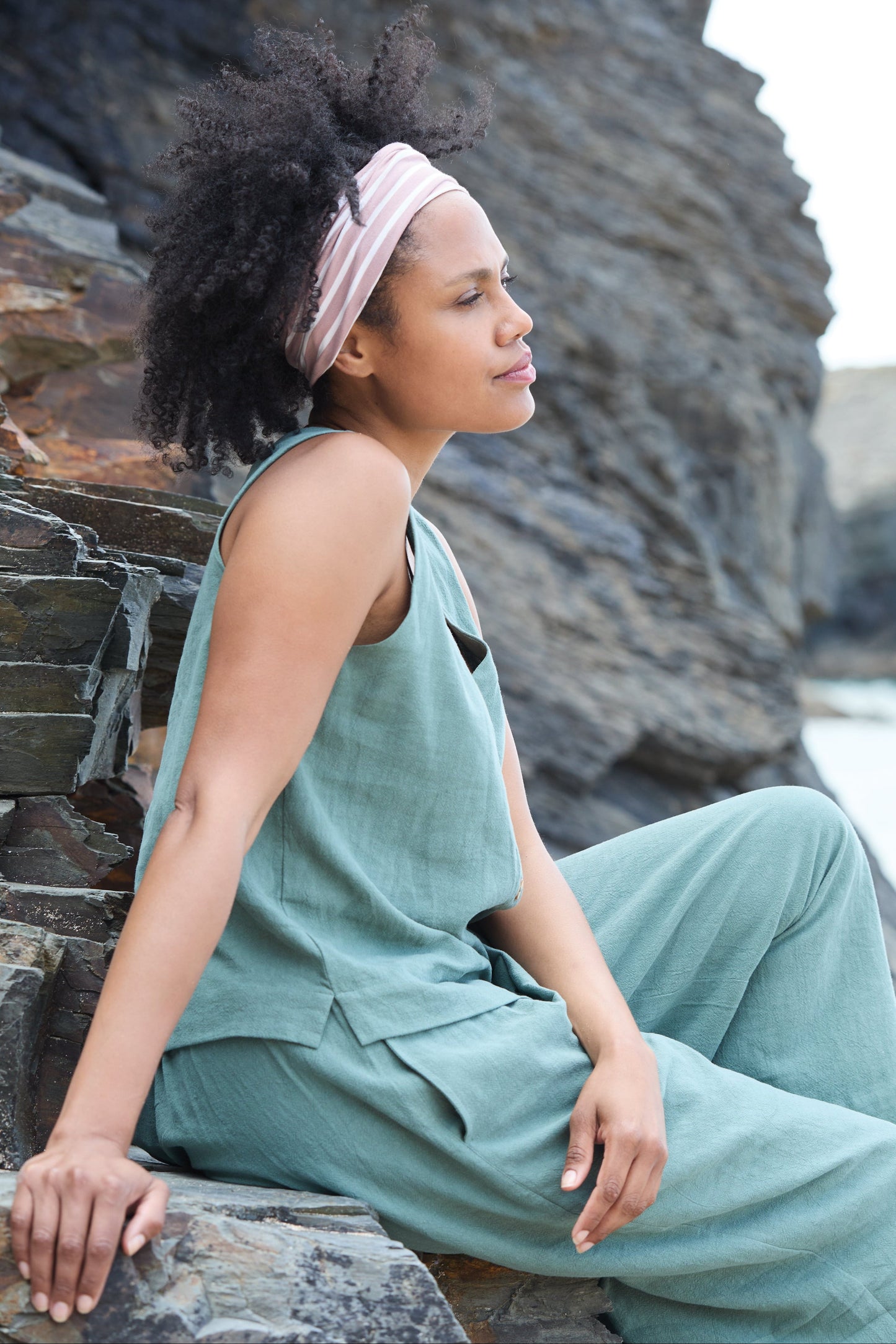 Lily & Me Allium Two Way Vest in Laurel