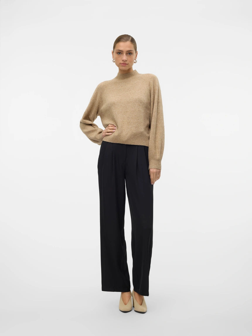 Vero Moda Leaf Funnel Neck Jumper