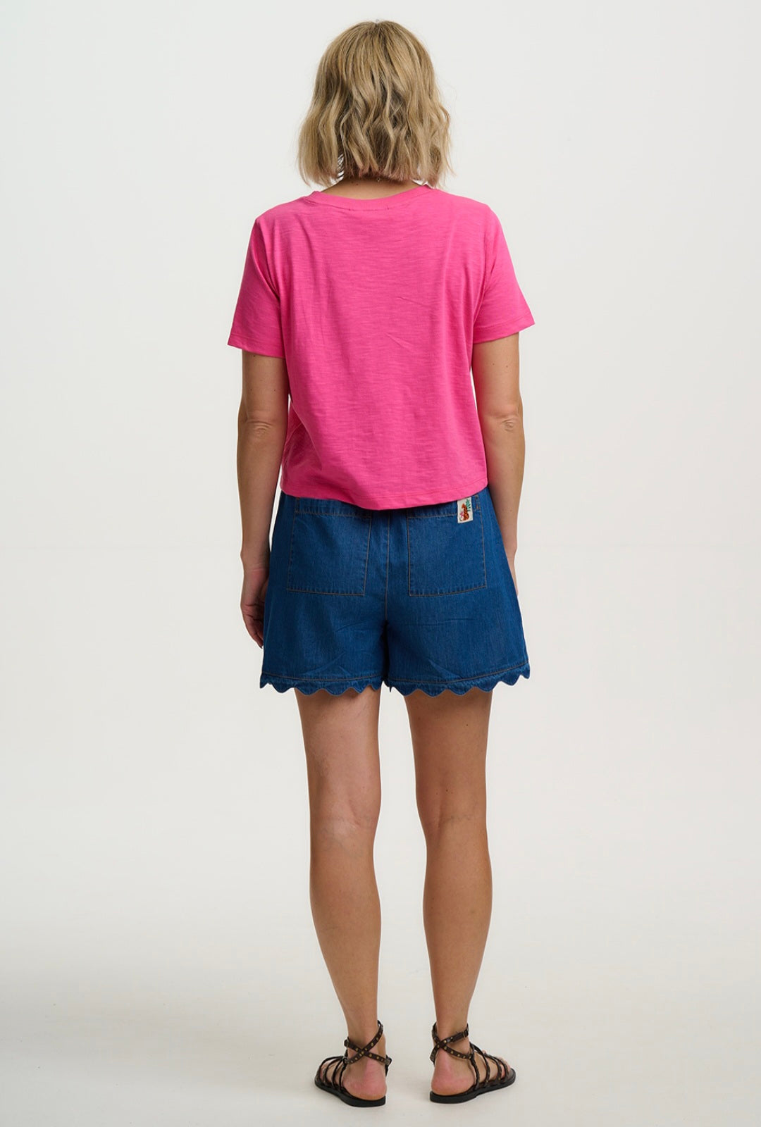 Sugarhill Brighton Shelby Boxy Pink Tee