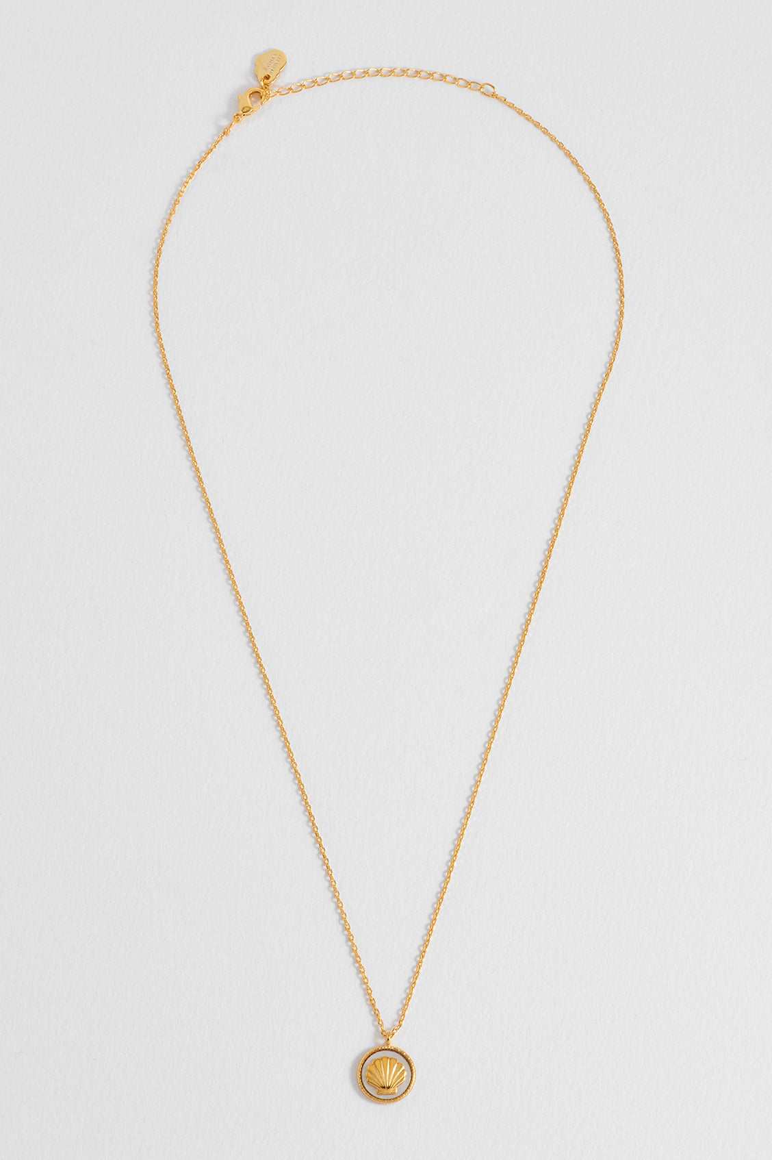 Estella Bartlett Mother of Pearl Seashell Coin Necklace