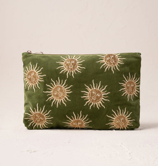 Sun Goddess Everyday Pouch in Fern Green