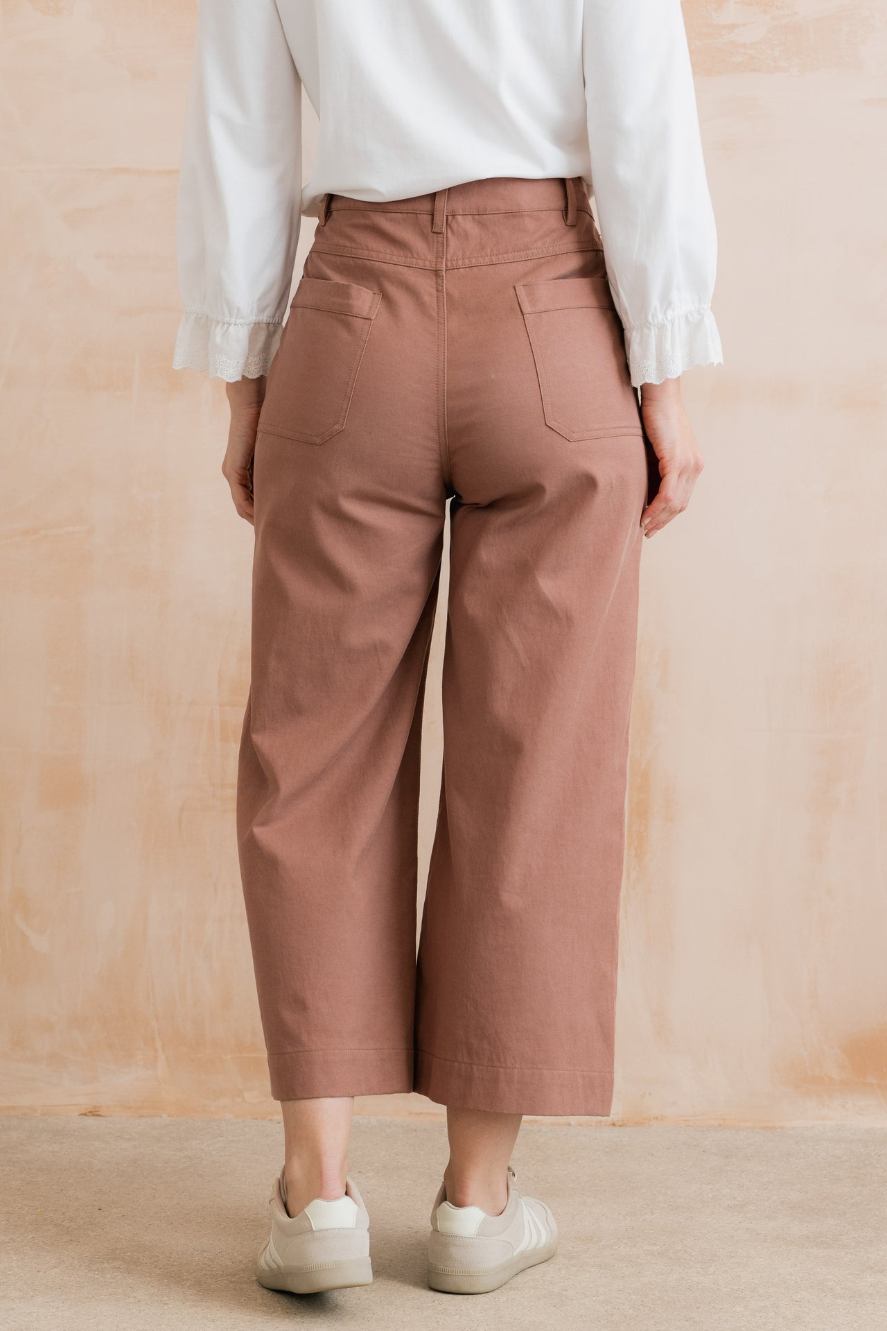 Lily & Me Amelia Cropped Trousers Antique Pink