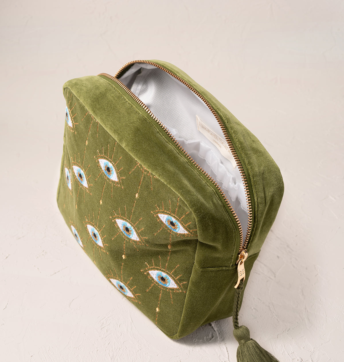 Mystical Eye Wash Bag in Garden Green