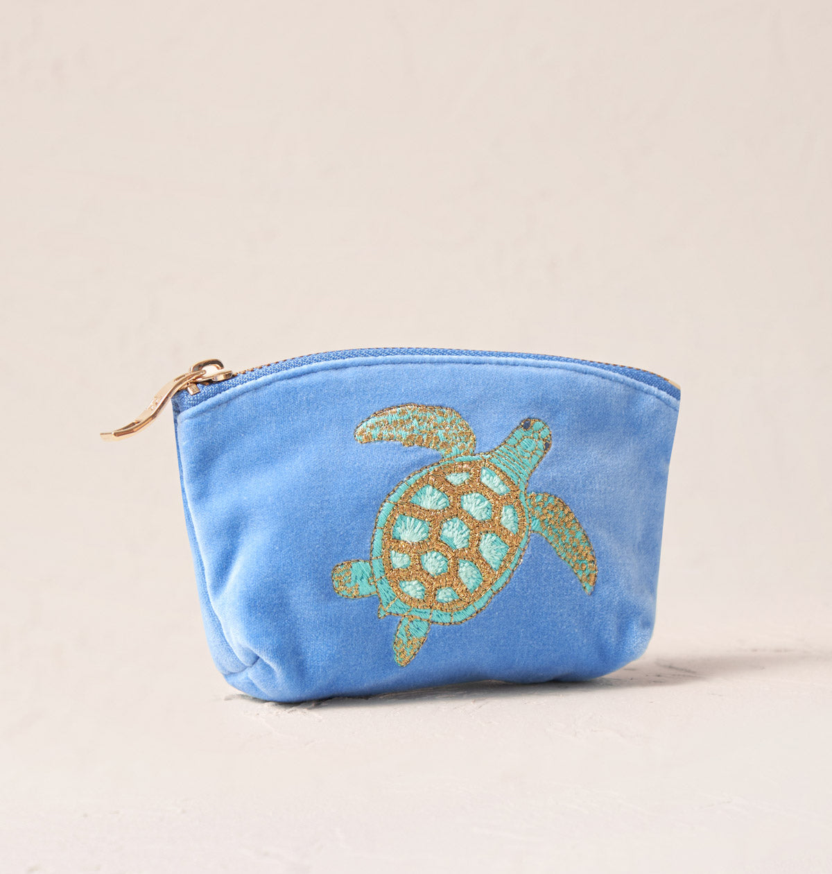 Turtle Conservation Caribbean Blue Coin Purse