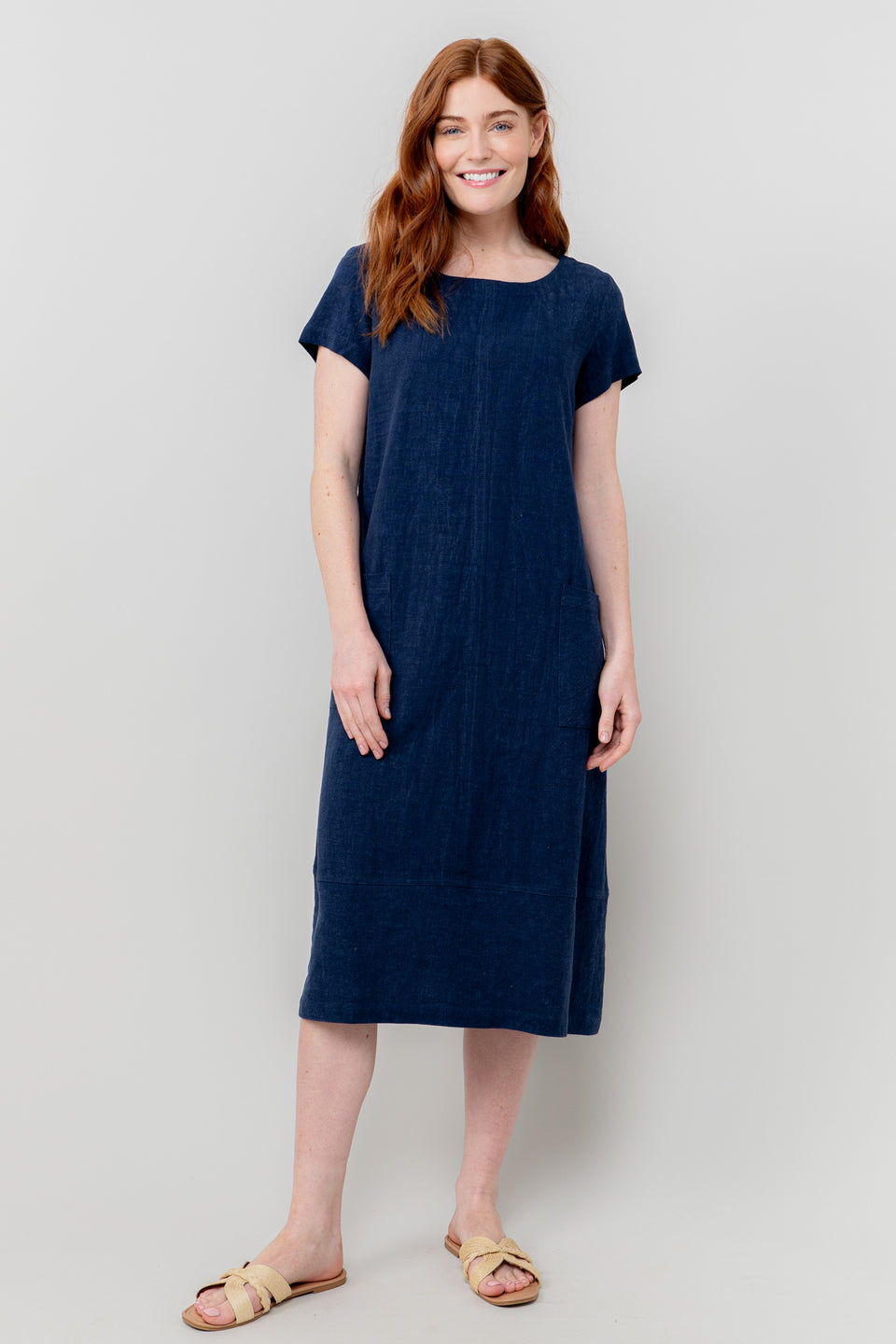 Lily & Me Summer Breeze Dress in Navy