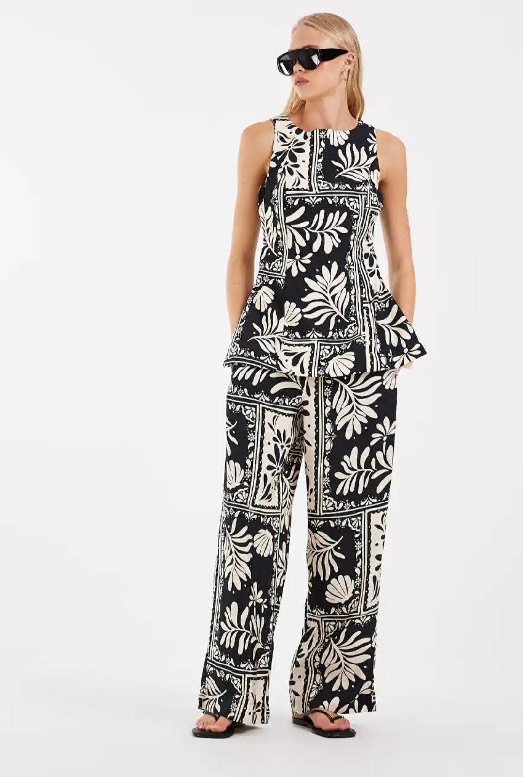 Vero Moda Wide Leg Trousers - Co Ord