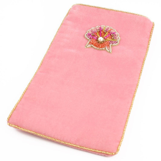 My Doris Pink Shell Glasses Case