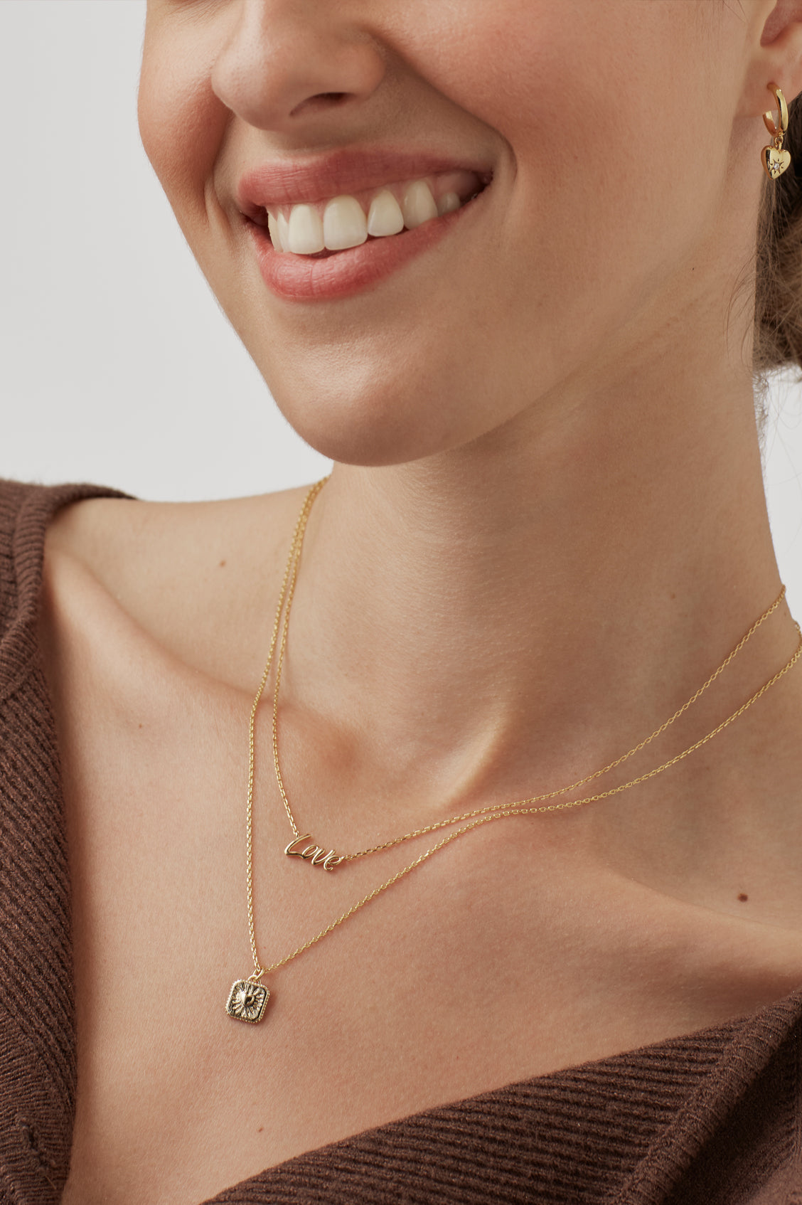 Estella Bartlett Heart Tablet Necklace