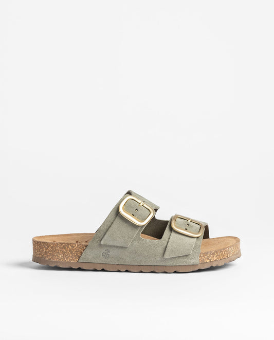 Yokono Jerba Double Strap Sandals in Seafoam