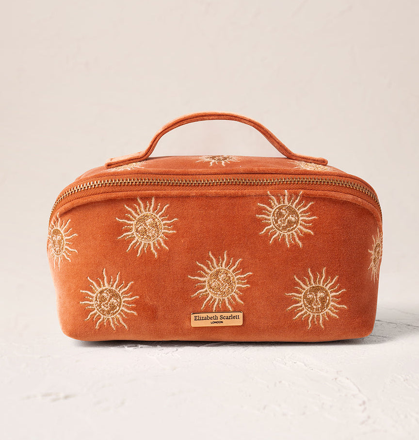 Sun Goddess Open Flat Makeup Bag