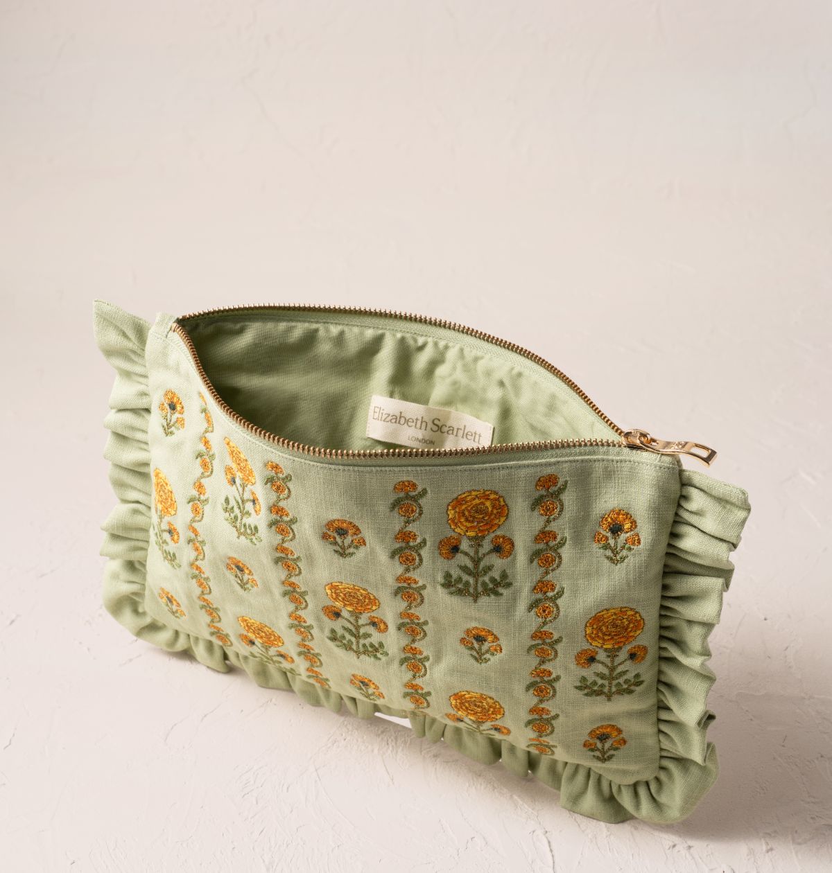 Marigolds Everyday Cotton Frill Pouch