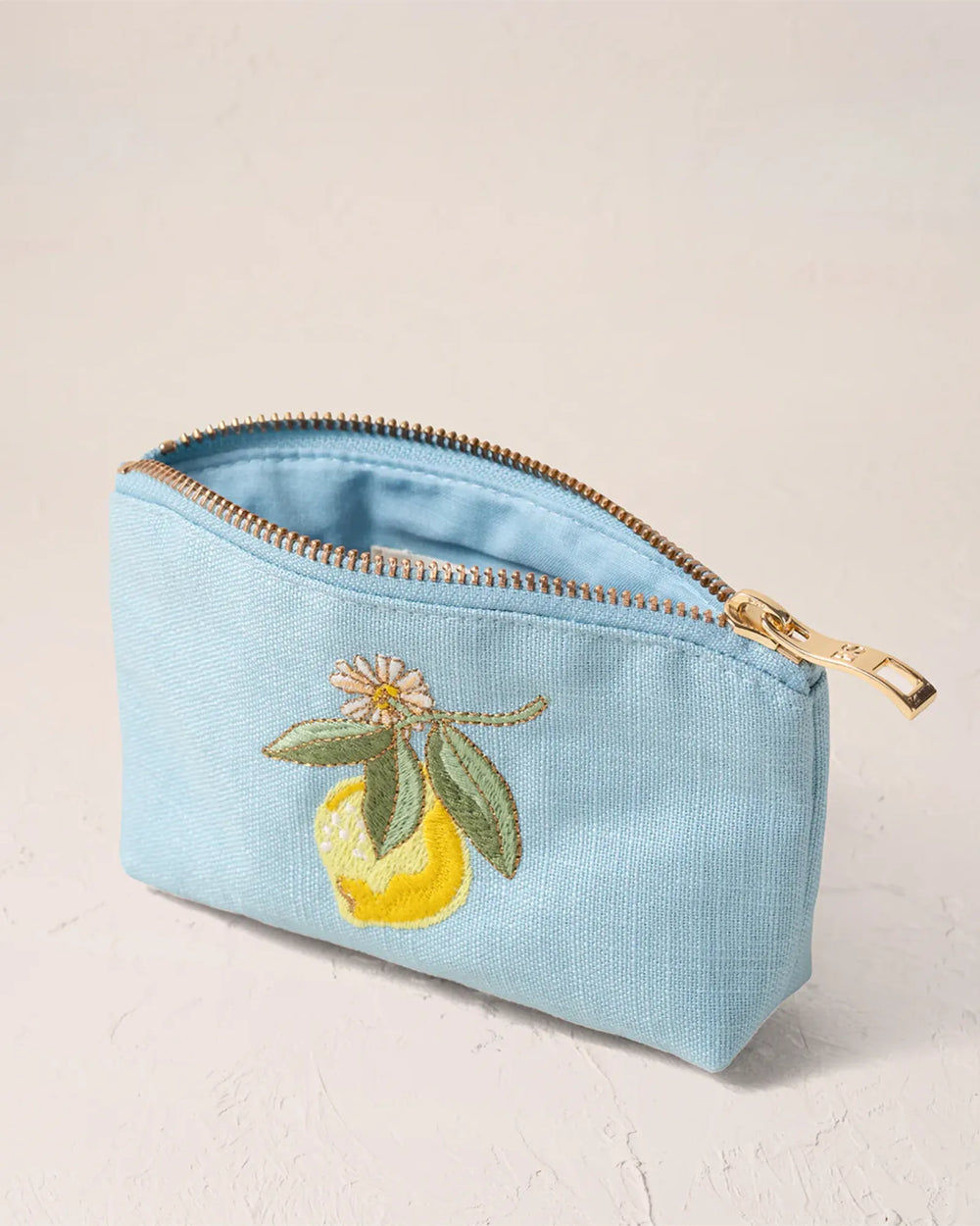 Lemon Blossom Coin Purse French Blue