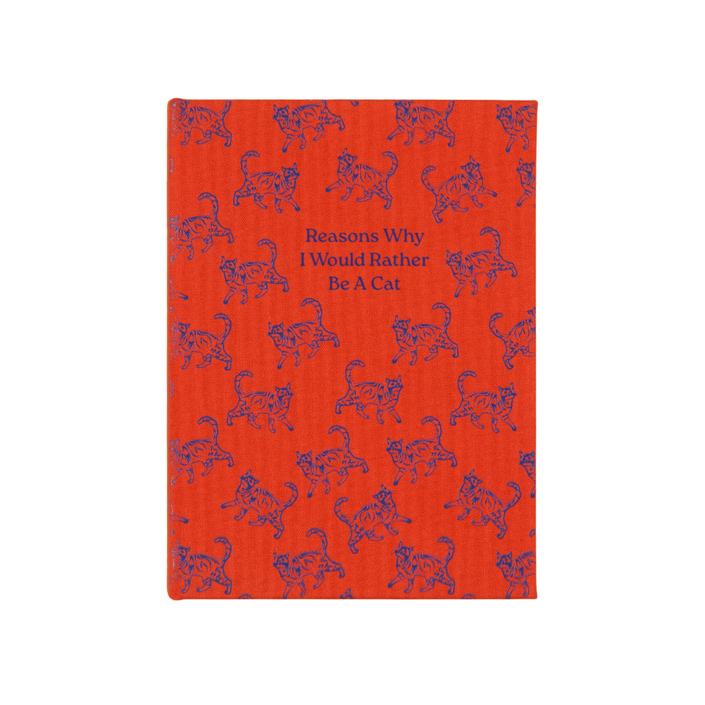 'Reasons Why I Would Rather Be A Cat' Book Style Notepad