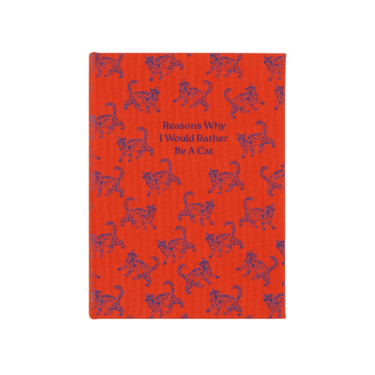 'Reasons Why I Would Rather Be A Cat' Book Style Notepad