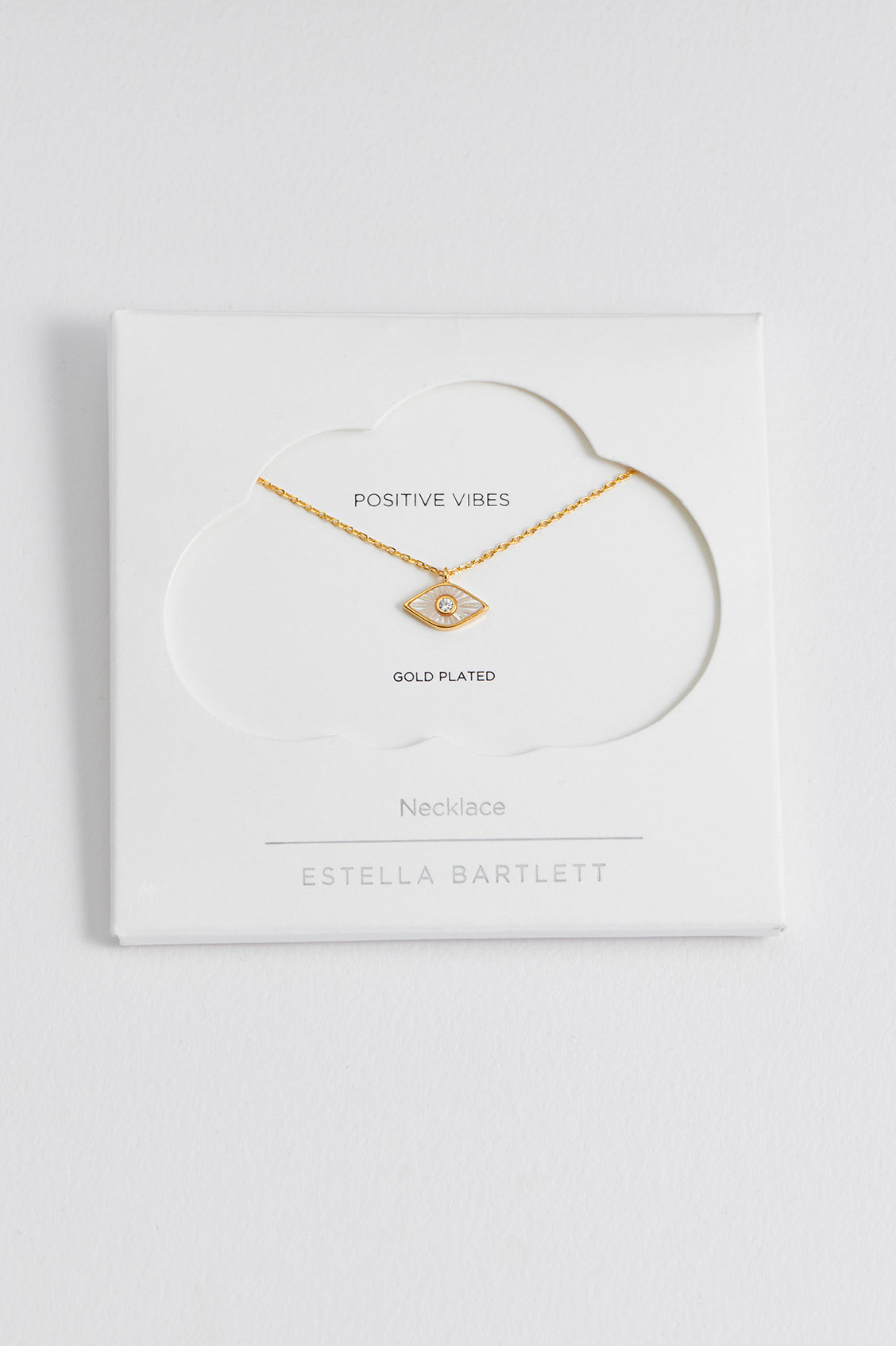 Estella Bartlett Pearl Evil Eye Necklace