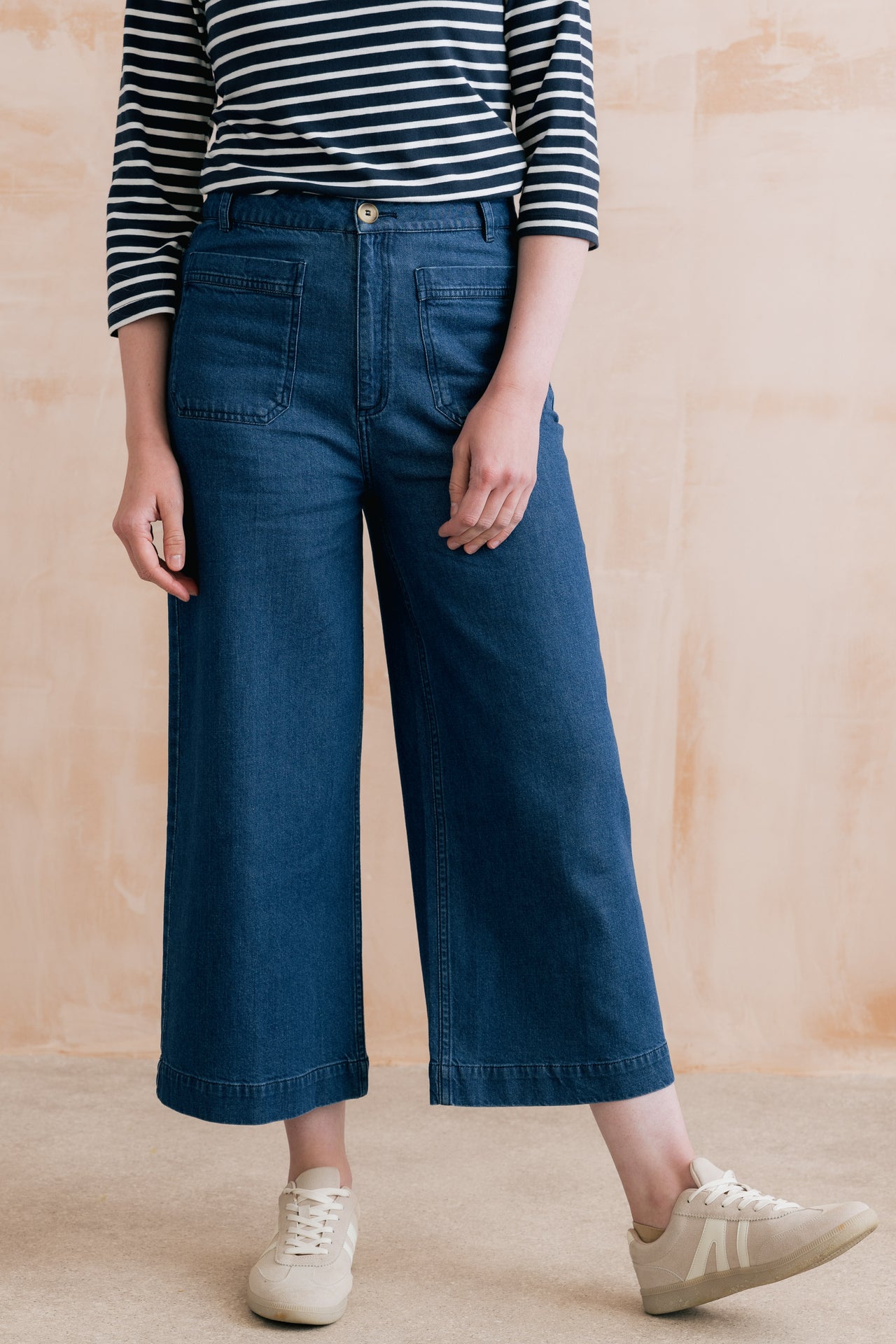Lily & Me Amelia Denim Cropped Trousers