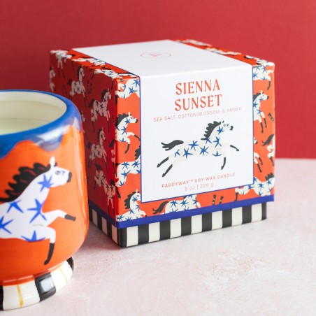 Paddywax Horse Sienna Sunset Soy Candle