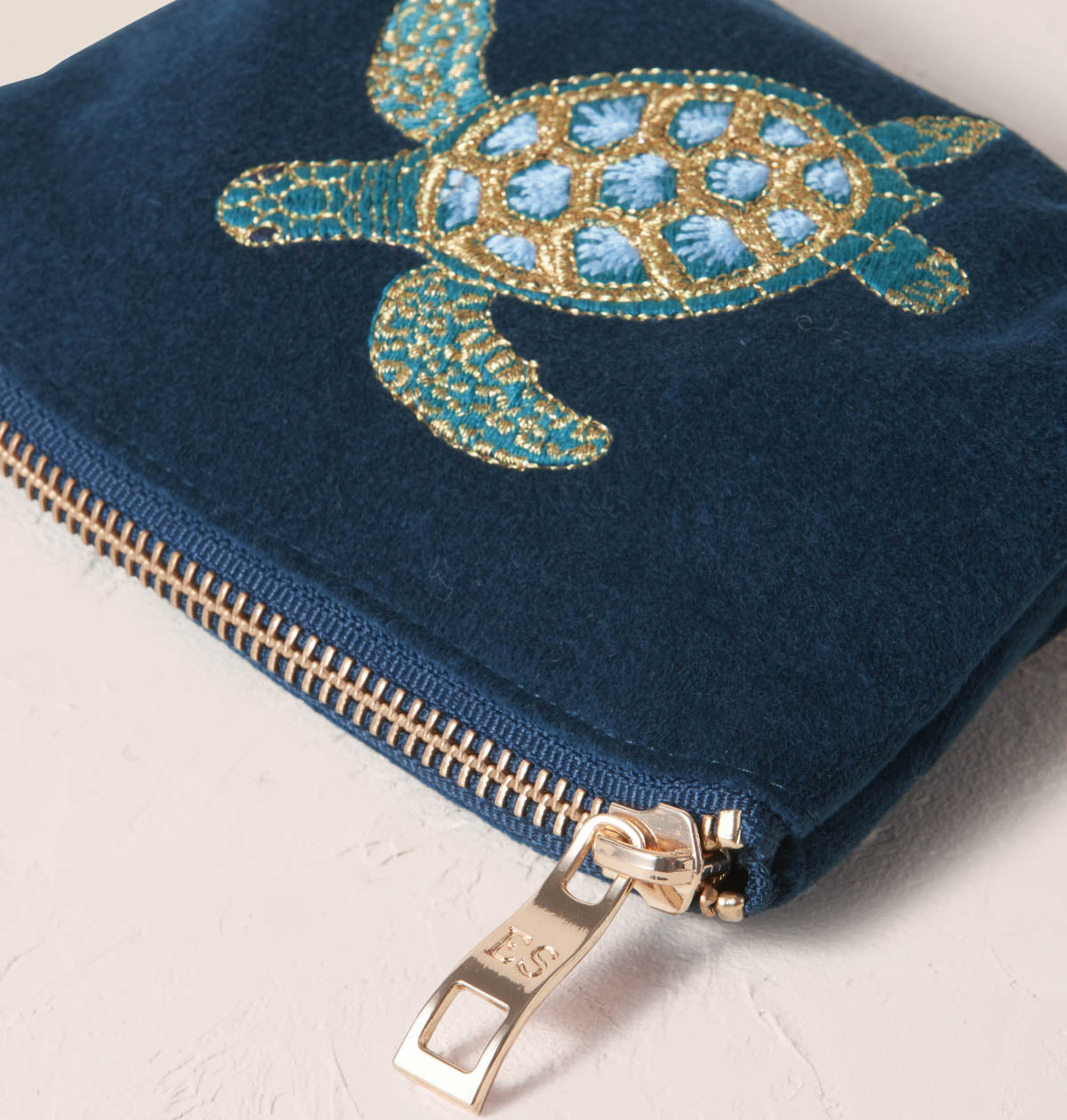 Turtle Conservation Marine Navy Coin Purse