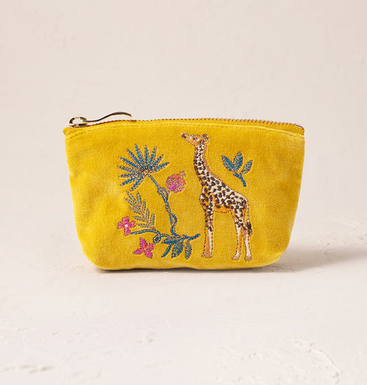 Wild Giraffe Palm Coin Purse