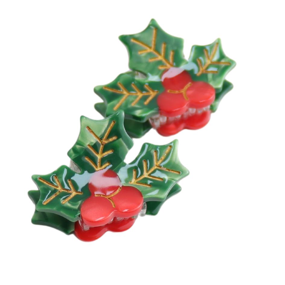 Mini Holly Claw Clips