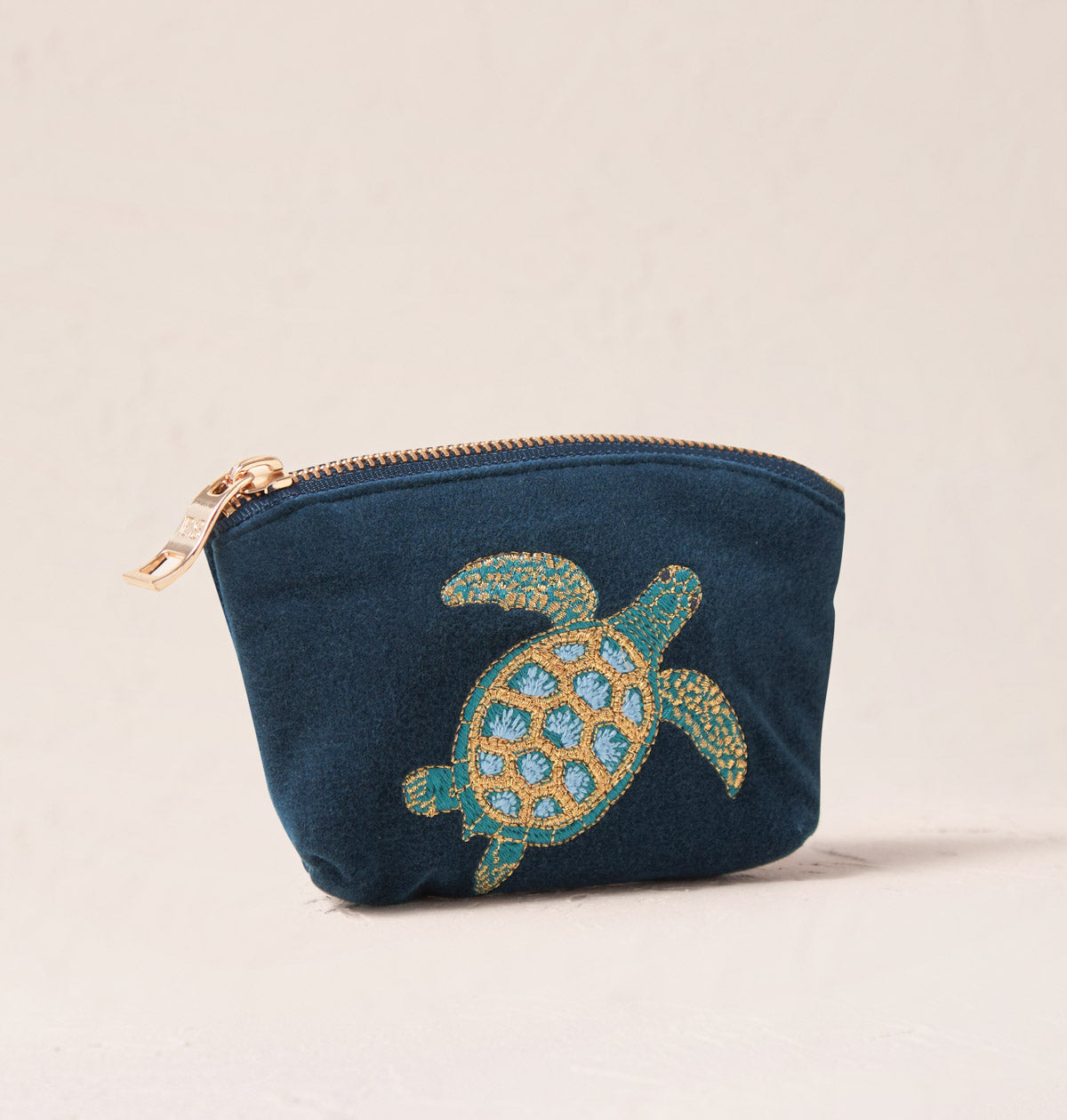 Turtle Conservation Marine Navy Coin Purse