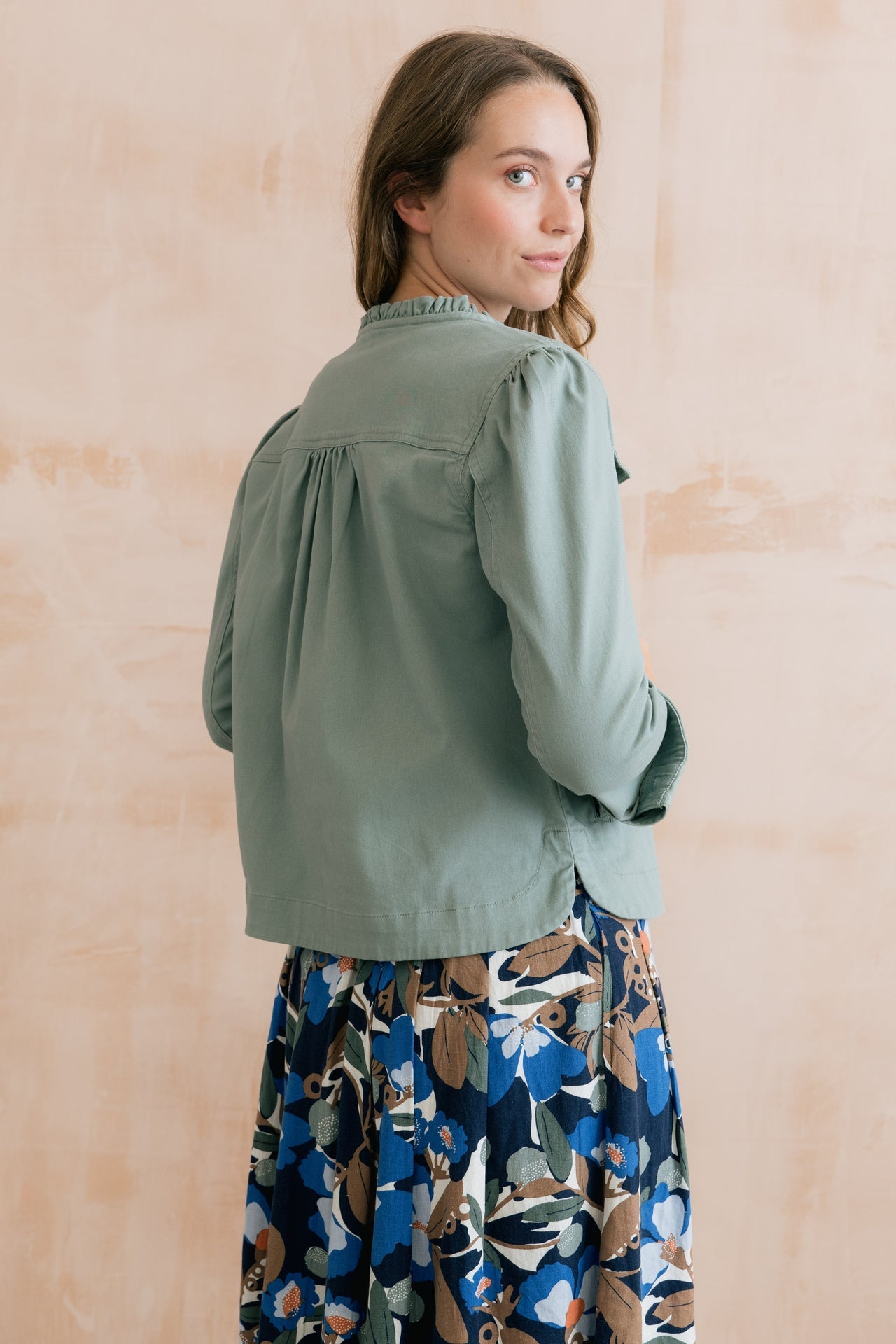 Lily & Me Seren Jacket in Silver Sage