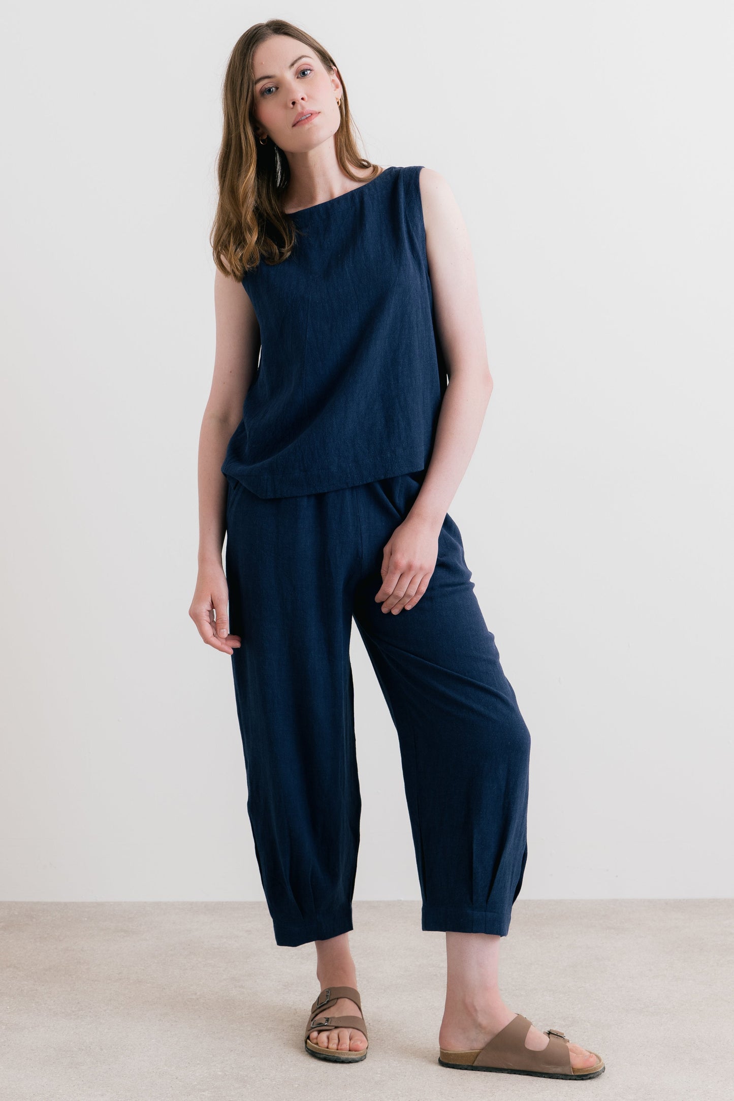 Lily & Me Allium Two Way Vest in Navy