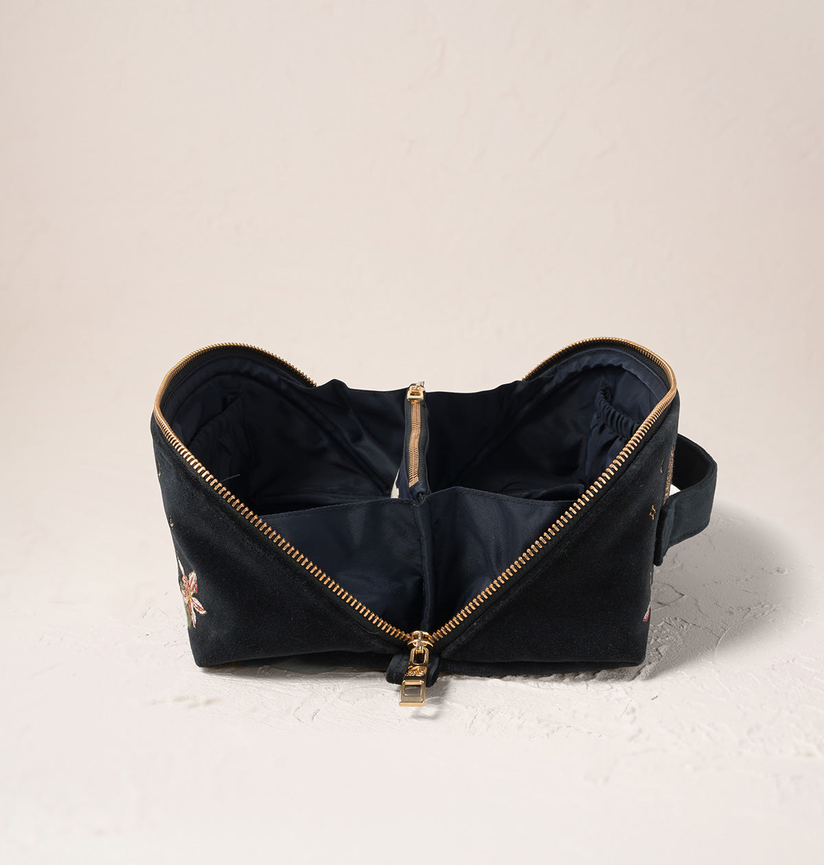 Celestial Leopard Open Flat Makeup Bag