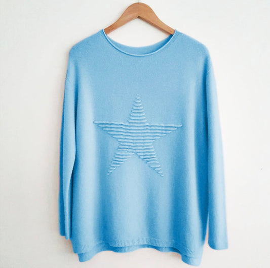 Stella Star Jumper Sky Blue