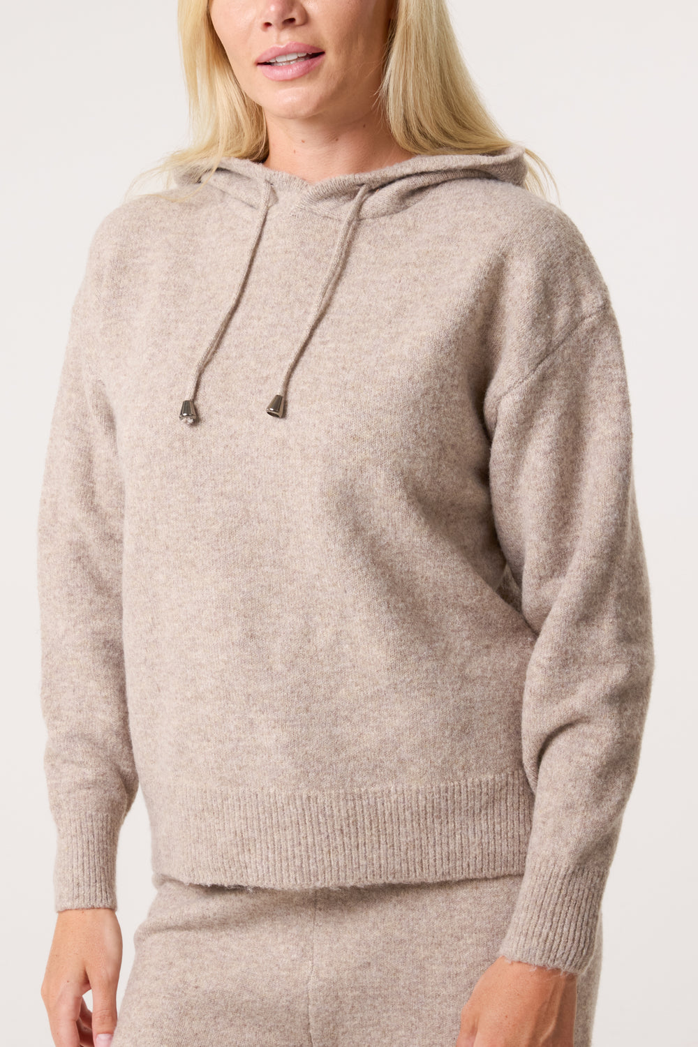 Mila Hooded Lounge Set in Oatmeal