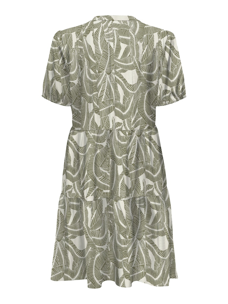 ONLY Botanical Shift Dress in Clay