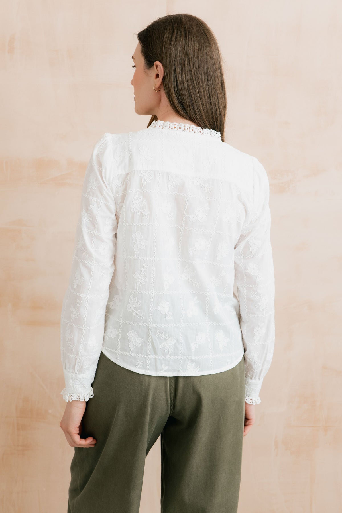 Lily & Me Lorna Embroidered Blouse