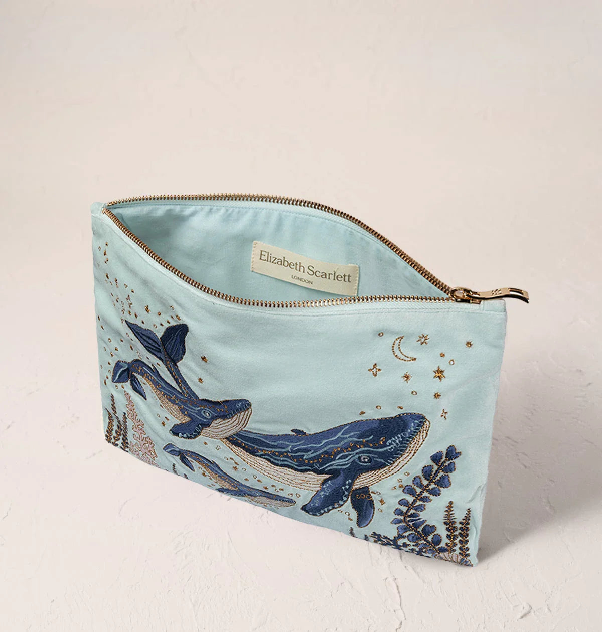 Mystical Whale Everyday Pouch Ice Blue