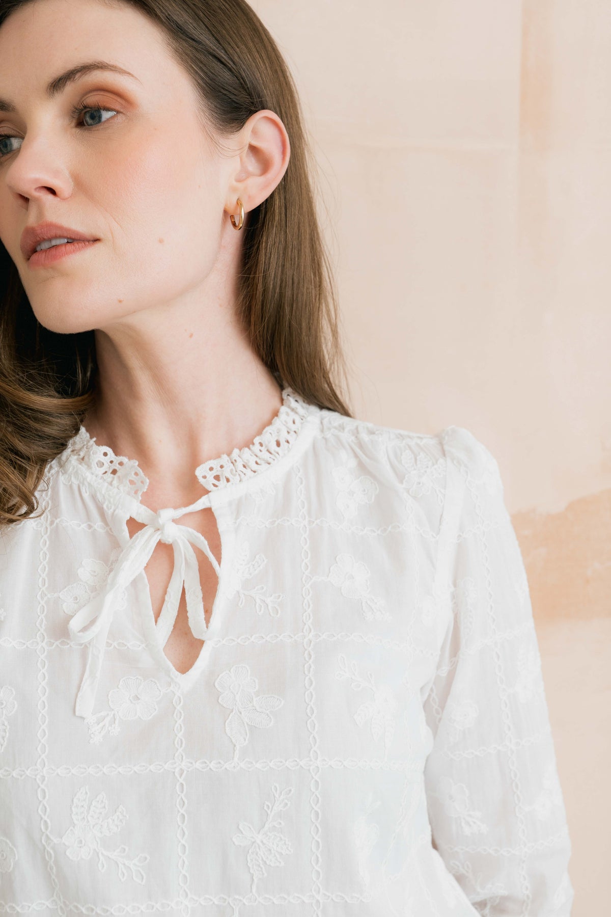 Lily & Me Lorna Embroidered Blouse
