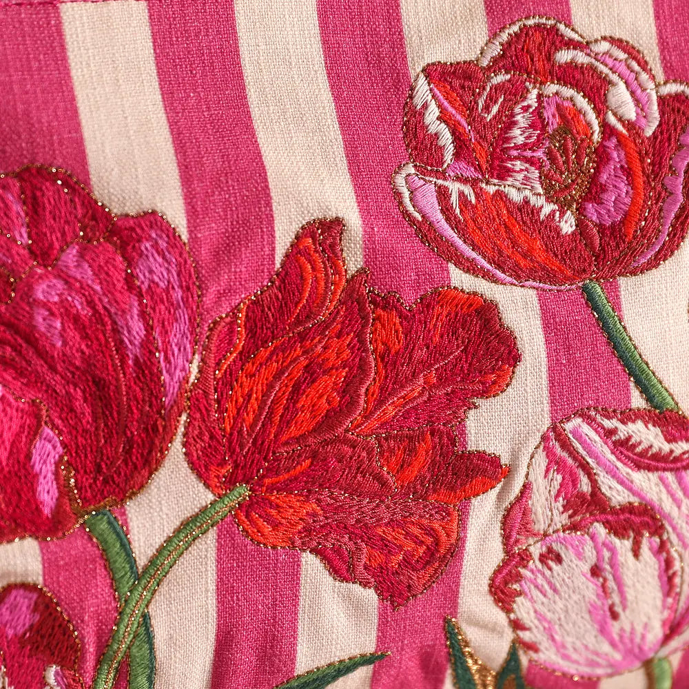 Tulip Stripe Everyday Pouch