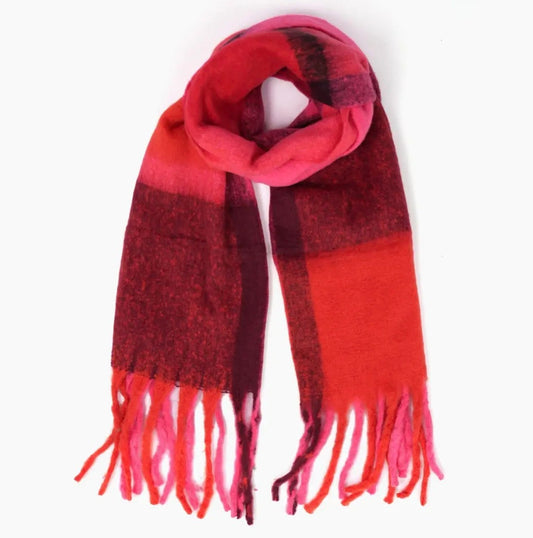 Yara Chunky Colour Block Scarf