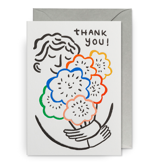 Thank You! Floral Bouquet Card