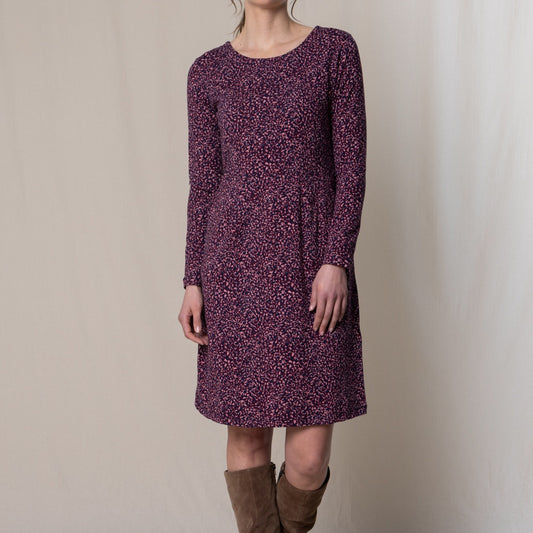 Lily & Me Halmore Dress Seagrass Mulberry