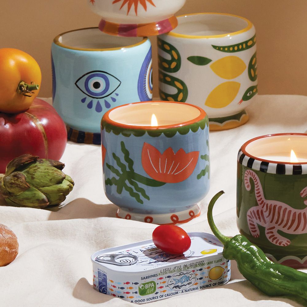 Paddywax Cactus Flower Ceramic Soy Candle