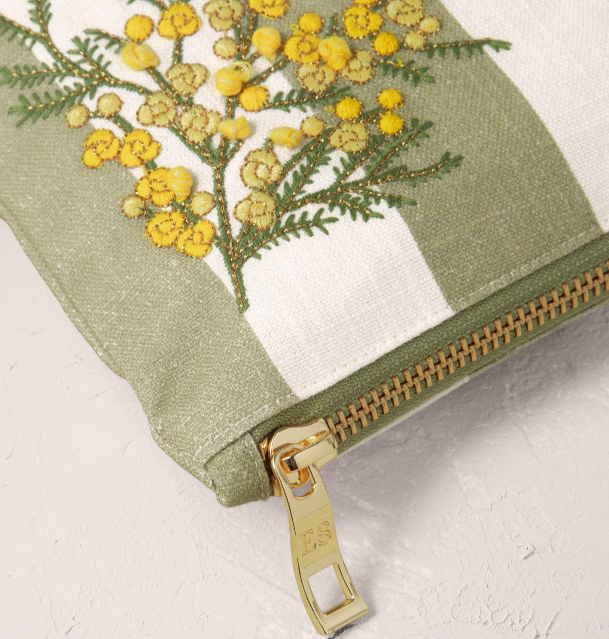 Mimosa Stripe Everyday Pouch