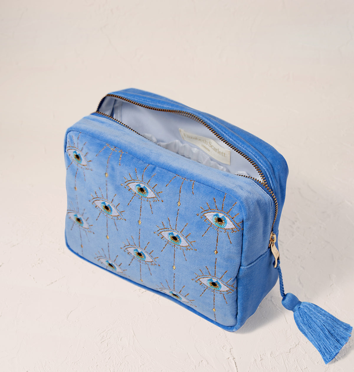 Mystical Eye Wash Bag in Caribbean Blue