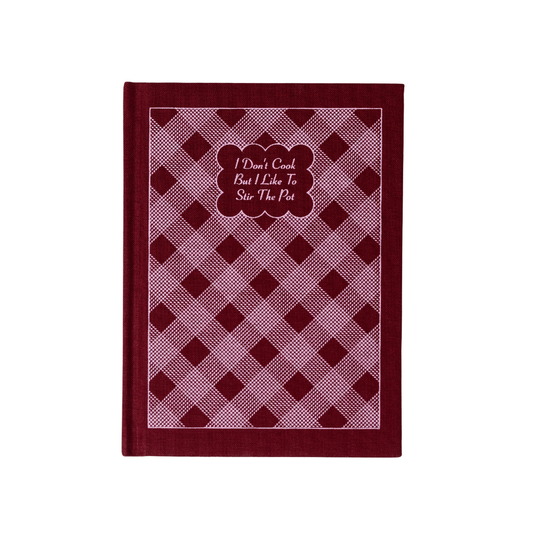 'I Don't Cook, But I Like To Stir The Pot' Book Style Notepad
