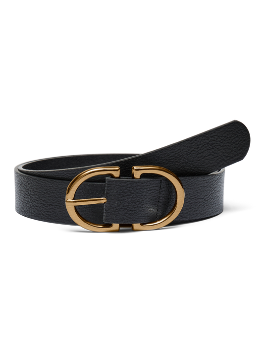 Vero Moda Belt - Brushed Gold Double Buckle